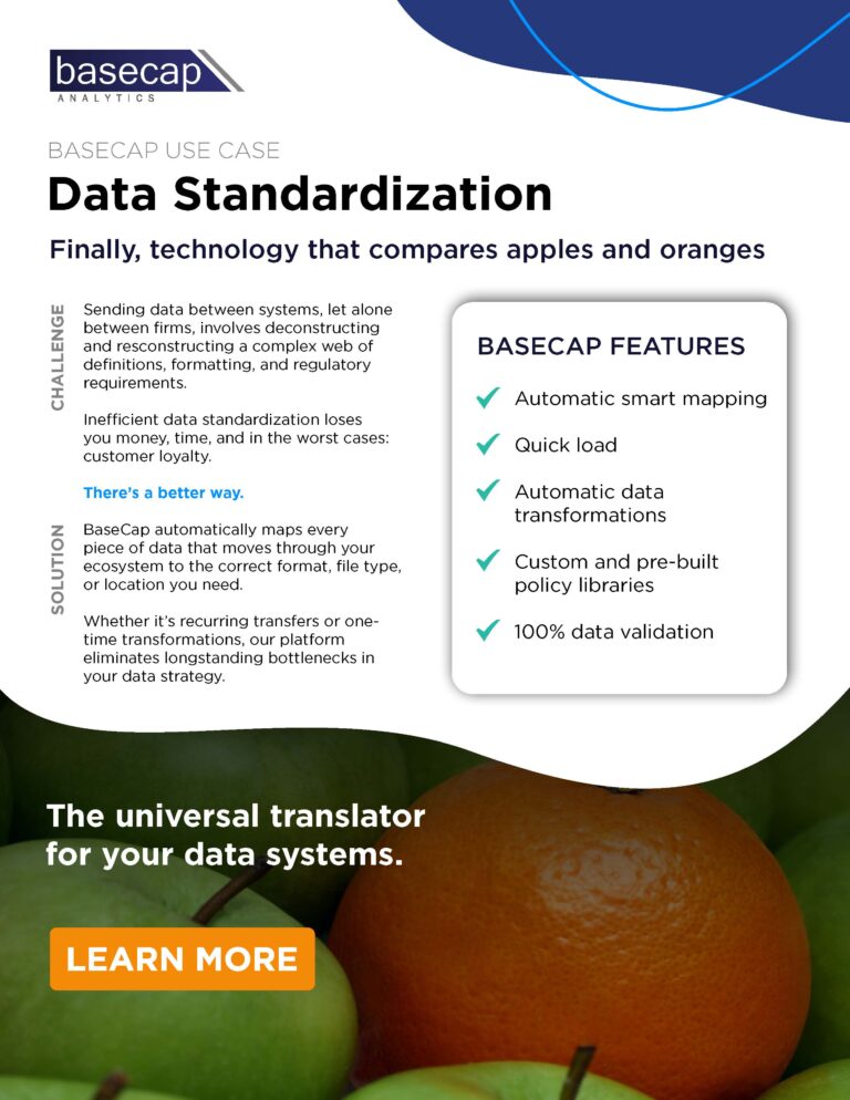 downloadable solution sheet titled "Data Standardization"